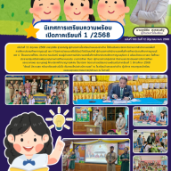 การนิเทศติดตามการเตรียมความพร้อมเปิดภาคเรียนที่ 1 ประจำปีการศึกษา 2568 โรงเรียนบ้านหนองย่างช้าง