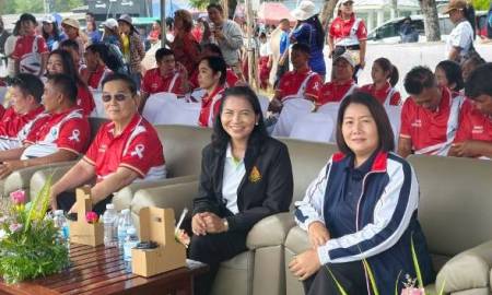 พิธีเปิดการจัดการแข่งขันกีฬาเครือข่ายพัฒนาคุณภาพการศึกษา “ช่องด่านเกมส์ ครั้งที่ 4”