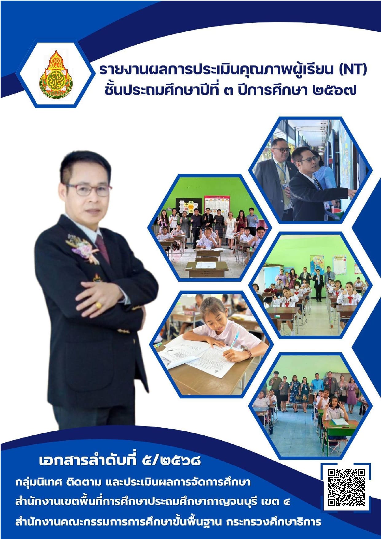 เล่มรายงานผลการประเมินคุณภาพผู้เรียน NT ปีการศึกษา 2567 1