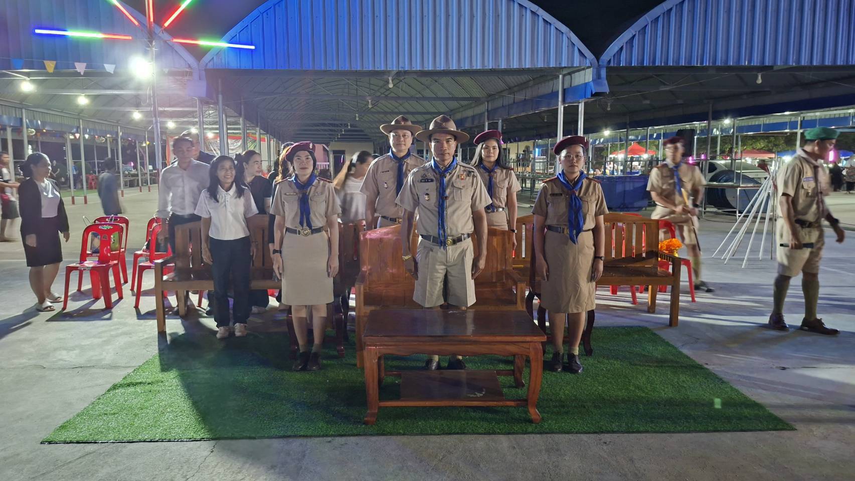 พิธีเปิดรอบกองไฟโครงการเดินทางไกลและอยู่ค่ายพักแรมลูกเสือ 3.12.68.5