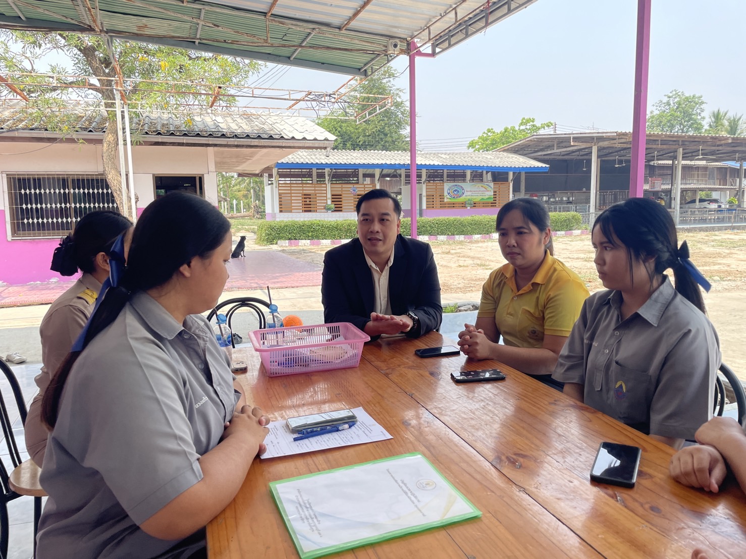 งพื้นที่ดำเนินโครงการส่งเสริมการมีรายได้ให้แก่นักเรียน 24.3.68.4