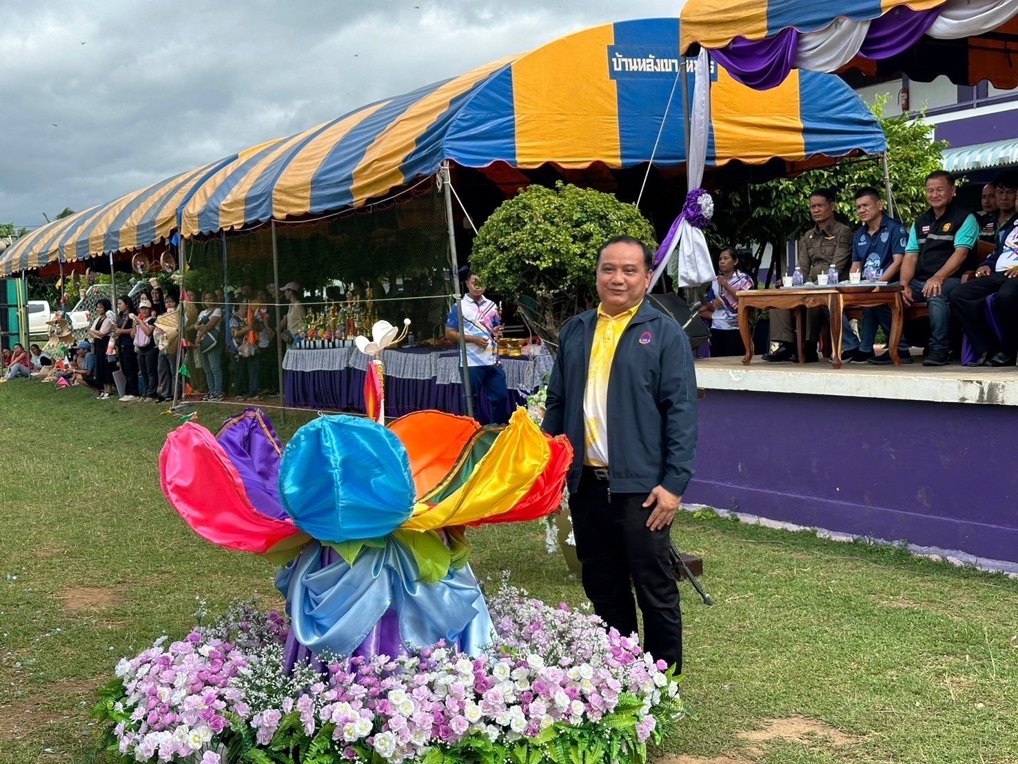 พิธีเปิดการแข่งขันกีฬากลุ่มเครือข่ายพัฒนาคุณภาพการศึกษาหนองรี หนองกร่าง 10.9.67.2