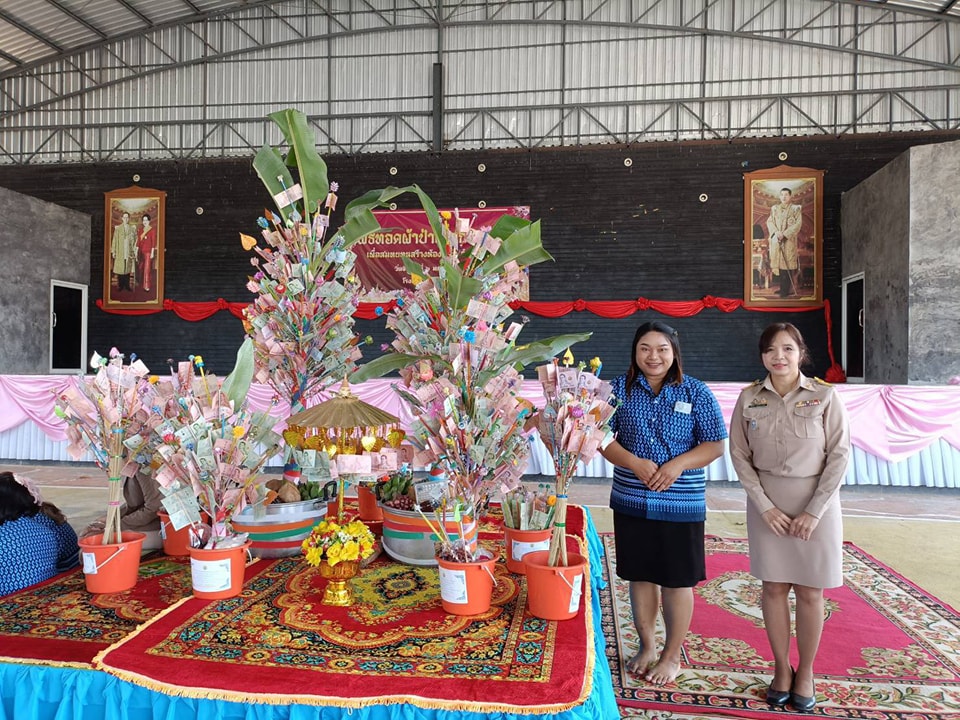 ร่วมการทอดผ้าป่าเพื่อการศึกษา เพื่อสมทบทุนสร้างห้องเรียน 4 ห้อง 6.1.68.4