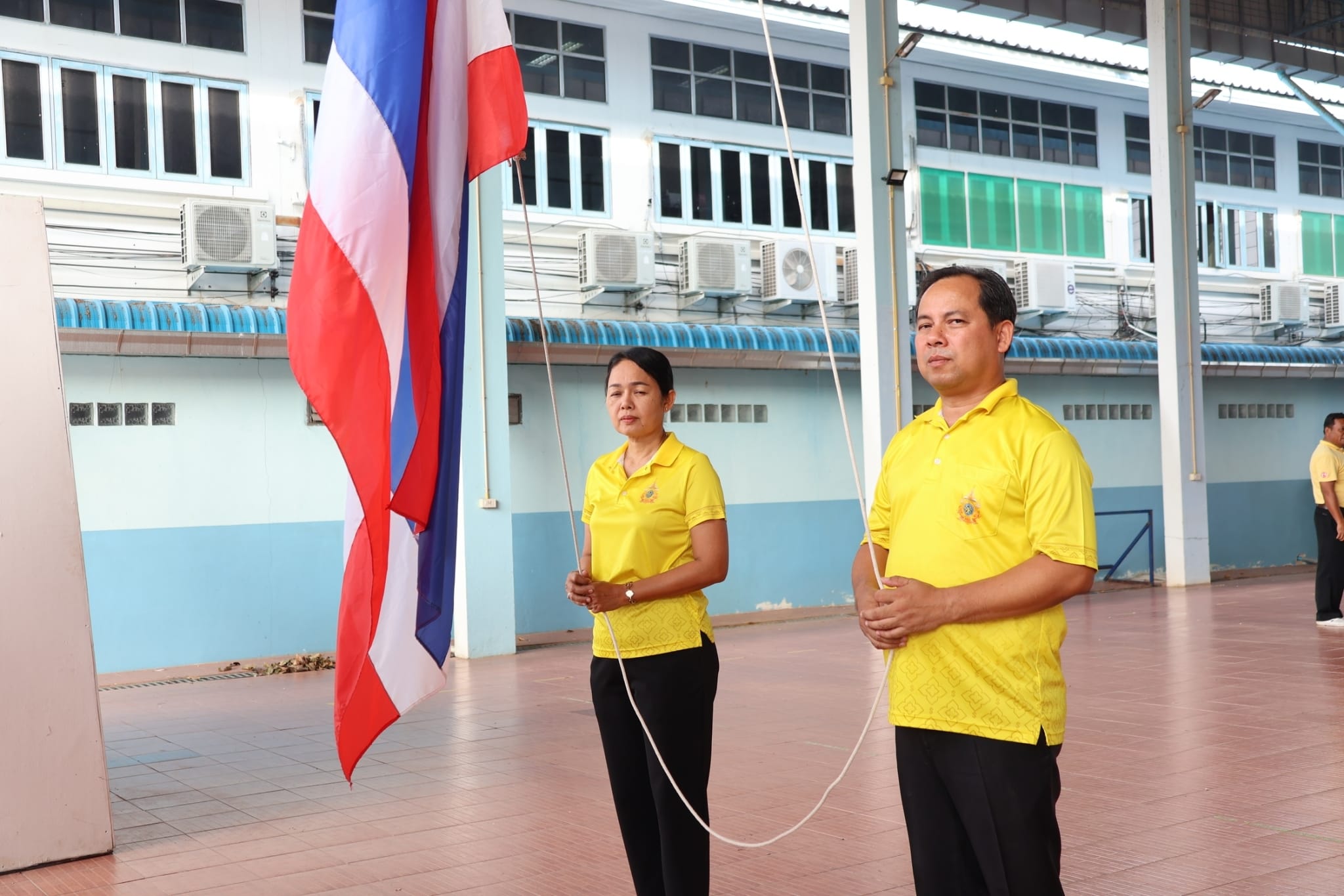 ร่วมกิจกรรมเขตพื้นที่การศึกษาสุจริต เข้าแถวเคารพธงชาติ สวดมนต์ไหว้พระ 17.6.67.3