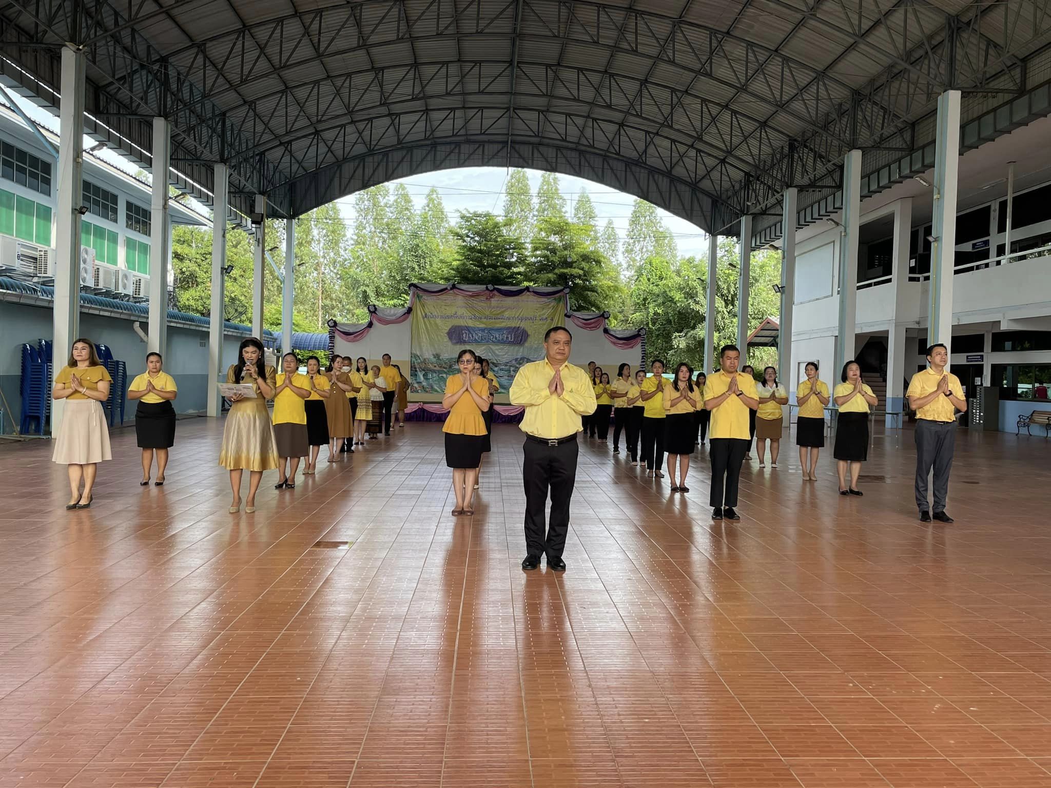 ร่วมกิจกรรมเขตพื้นที่การศึกษาสุจริต เข้าแถวเคารพธงชาติ สวดมนต์ไหว้พระ 19.8.67.2