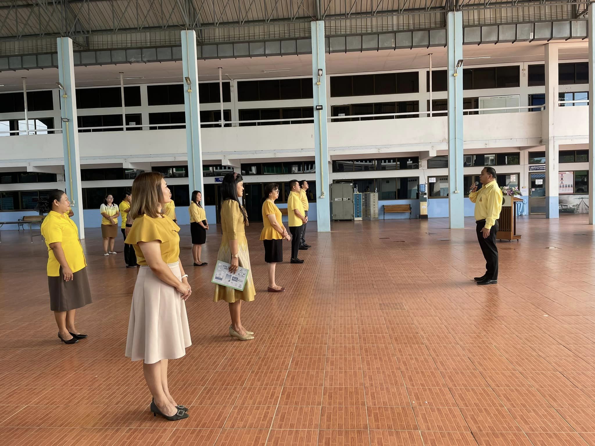 ร่วมกิจกรรมเขตพื้นที่การศึกษาสุจริต เข้าแถวเคารพธงชาติ สวดมนต์ไหว้พระ 19.8.67.5