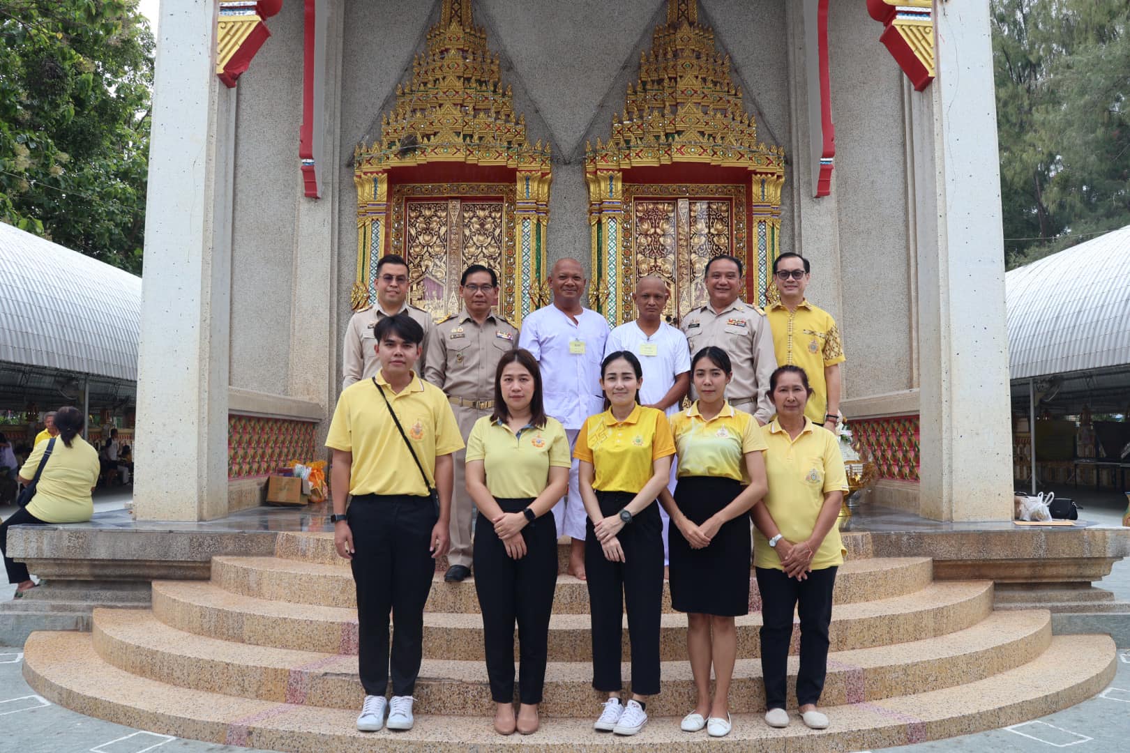 ร่วมพิธีปลงผม โครงการบรรพชาอุปสมบท 13.7.67.13