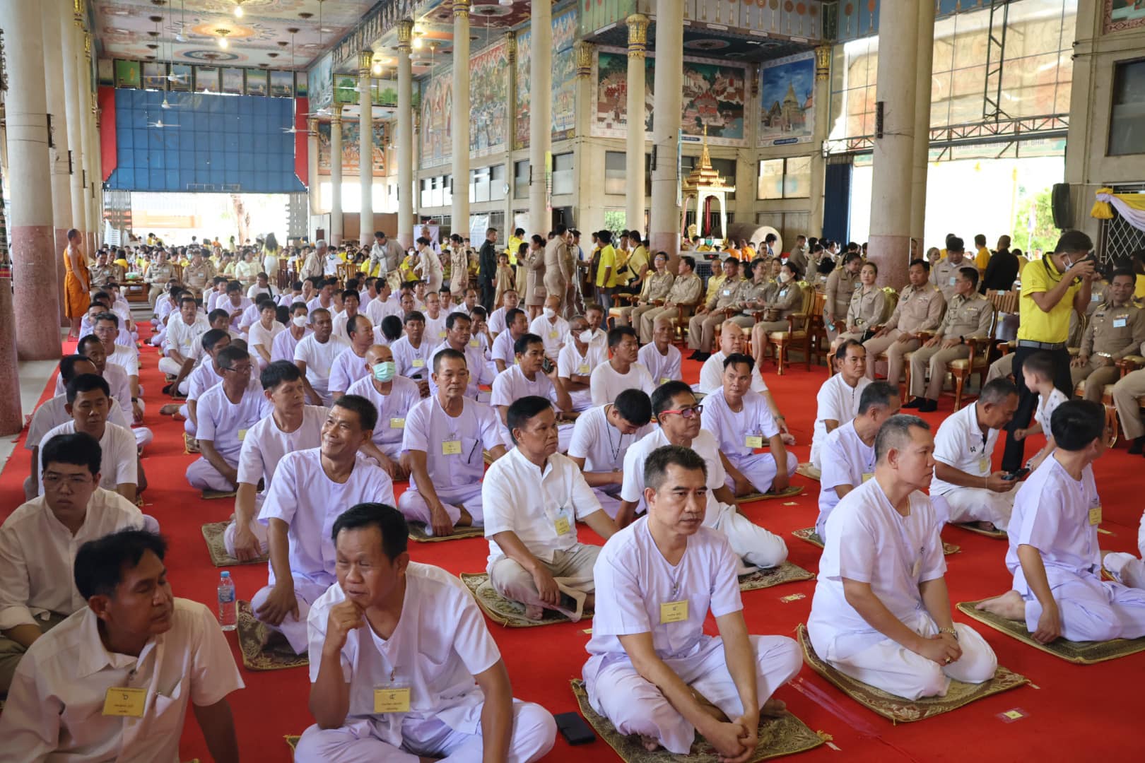 ร่วมพิธีปลงผม โครงการบรรพชาอุปสมบท 13.7.67.3