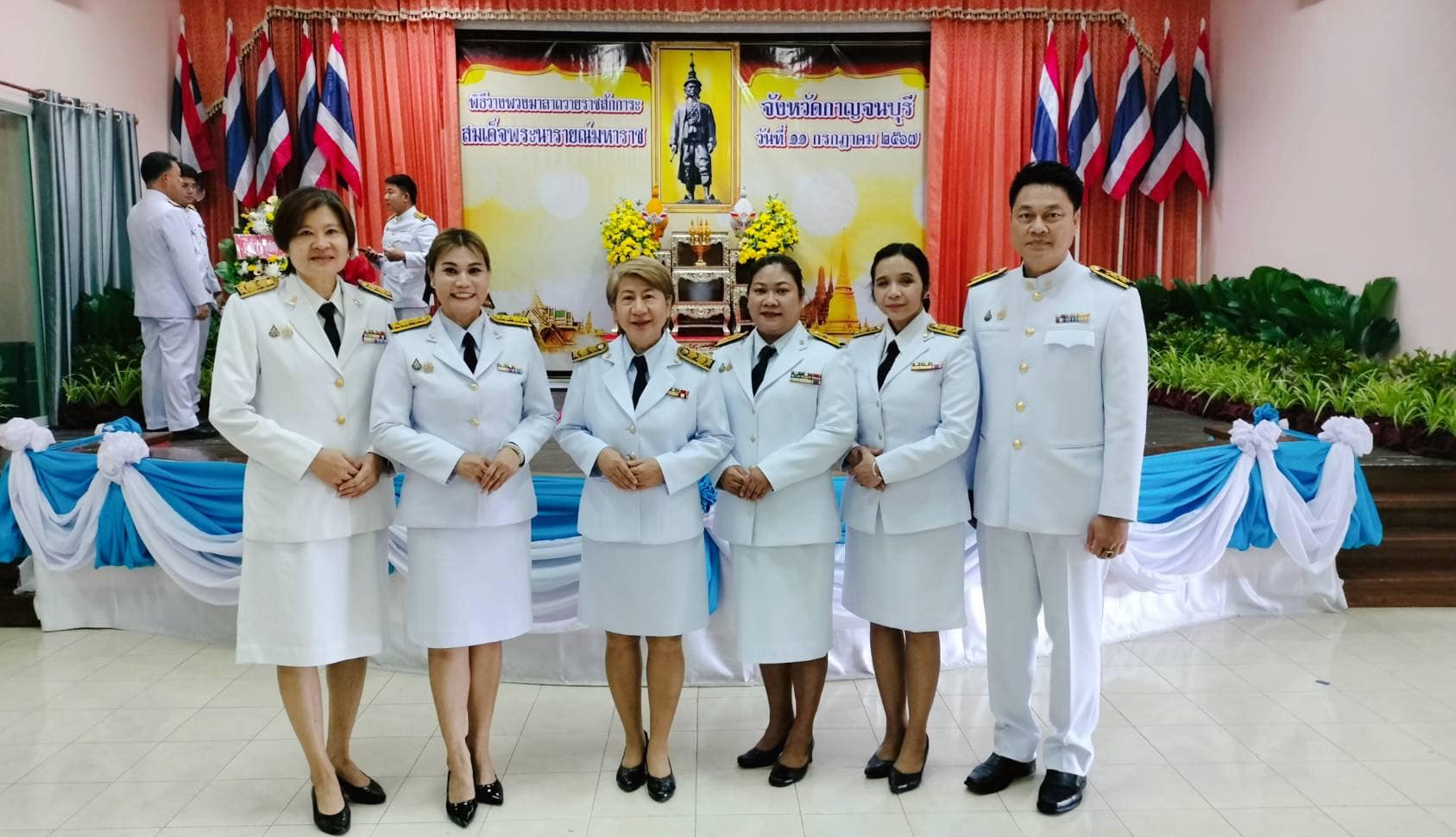 ร่วมพิธีวางพวงมาลัยถวายราชสักการะ 11.7.67.2