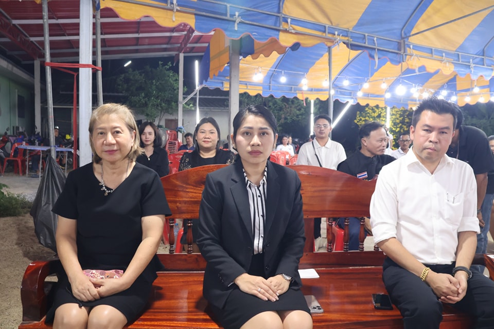 ร่วมเป็นเจ้าภาพและฟังสวดอภิธรรมศพ นายแสวง จันทร์หอม 8.4.68.4