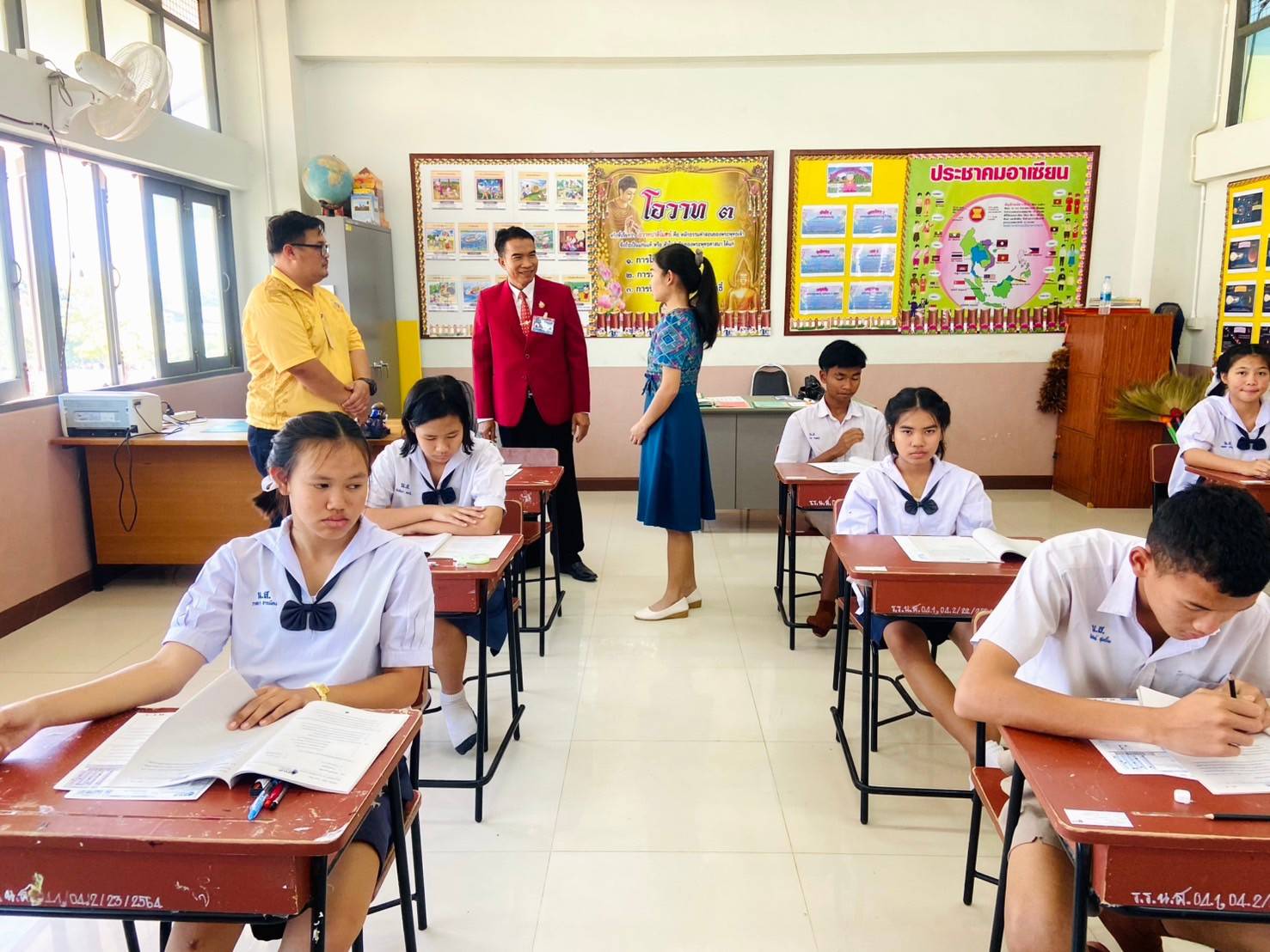 ลงพื้นที่ตรวจเยี่ยมสนามสอบ 2.2.68.7