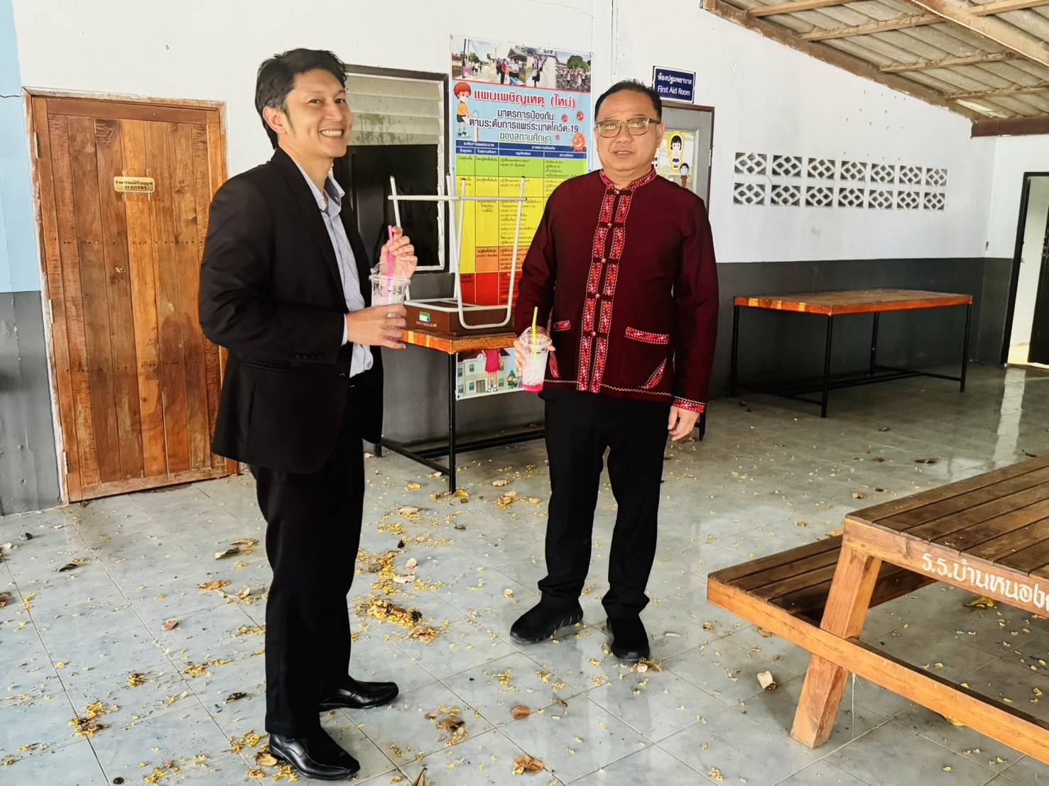 ลงพื้นที่ติดตามนโยบาย เรียนดี มีความสุข โรงเรียนบ้านหนองกระทุ่ม 24.4.68.3
