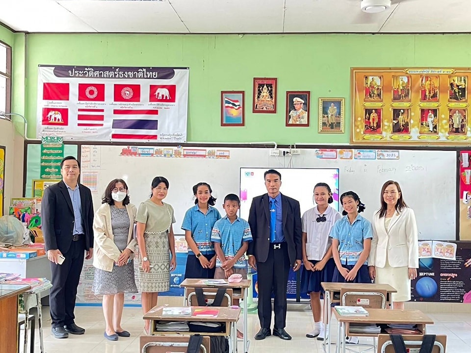 ลงพื้นที่ประเมินโครงการสถานศึกษาสีขาวปลอดยาเสพติดและอบายมุข 21.2.68.4