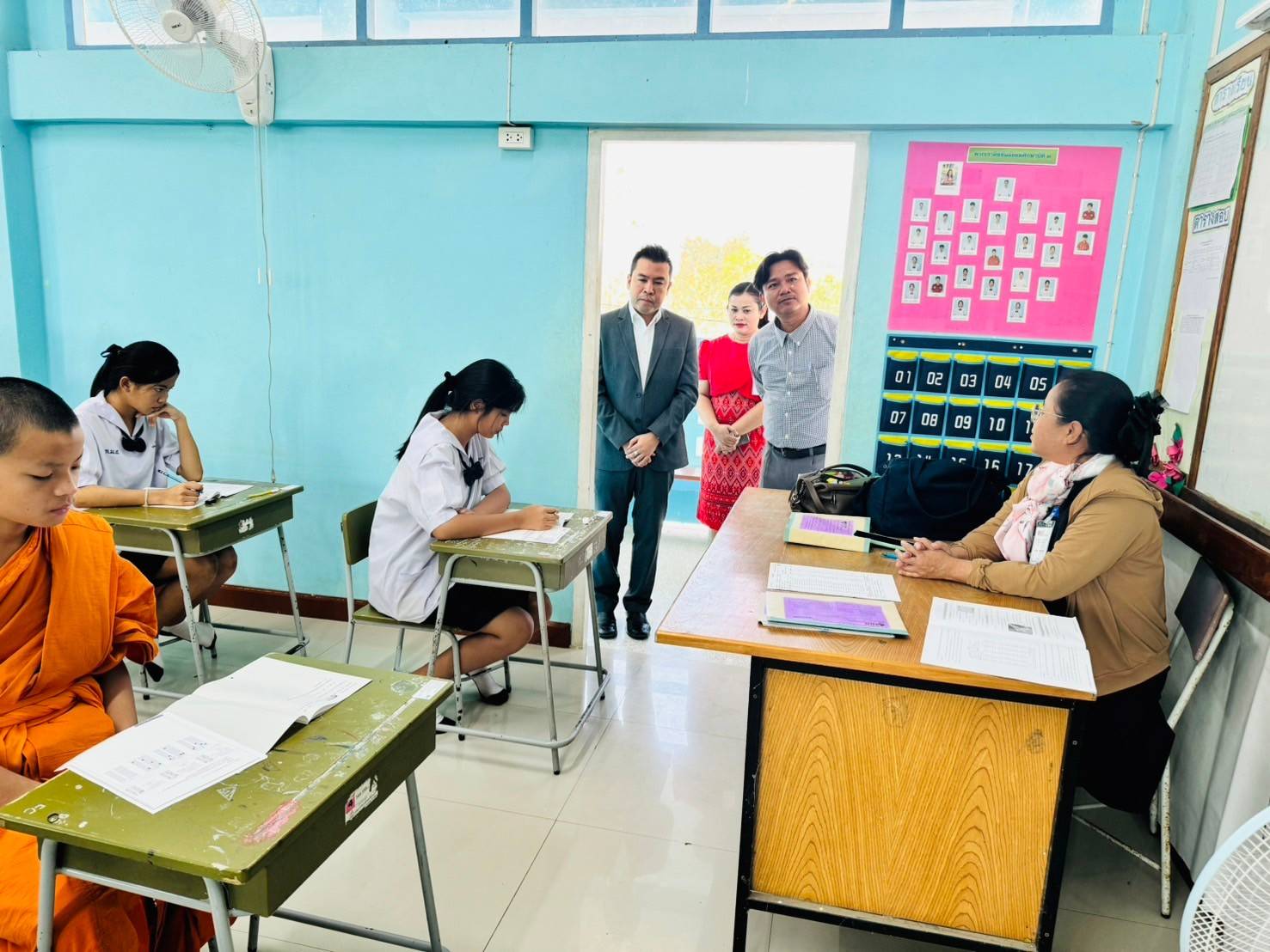 ลงพื้นที่เยี่ยมสนามสอบ 2.2.68.3