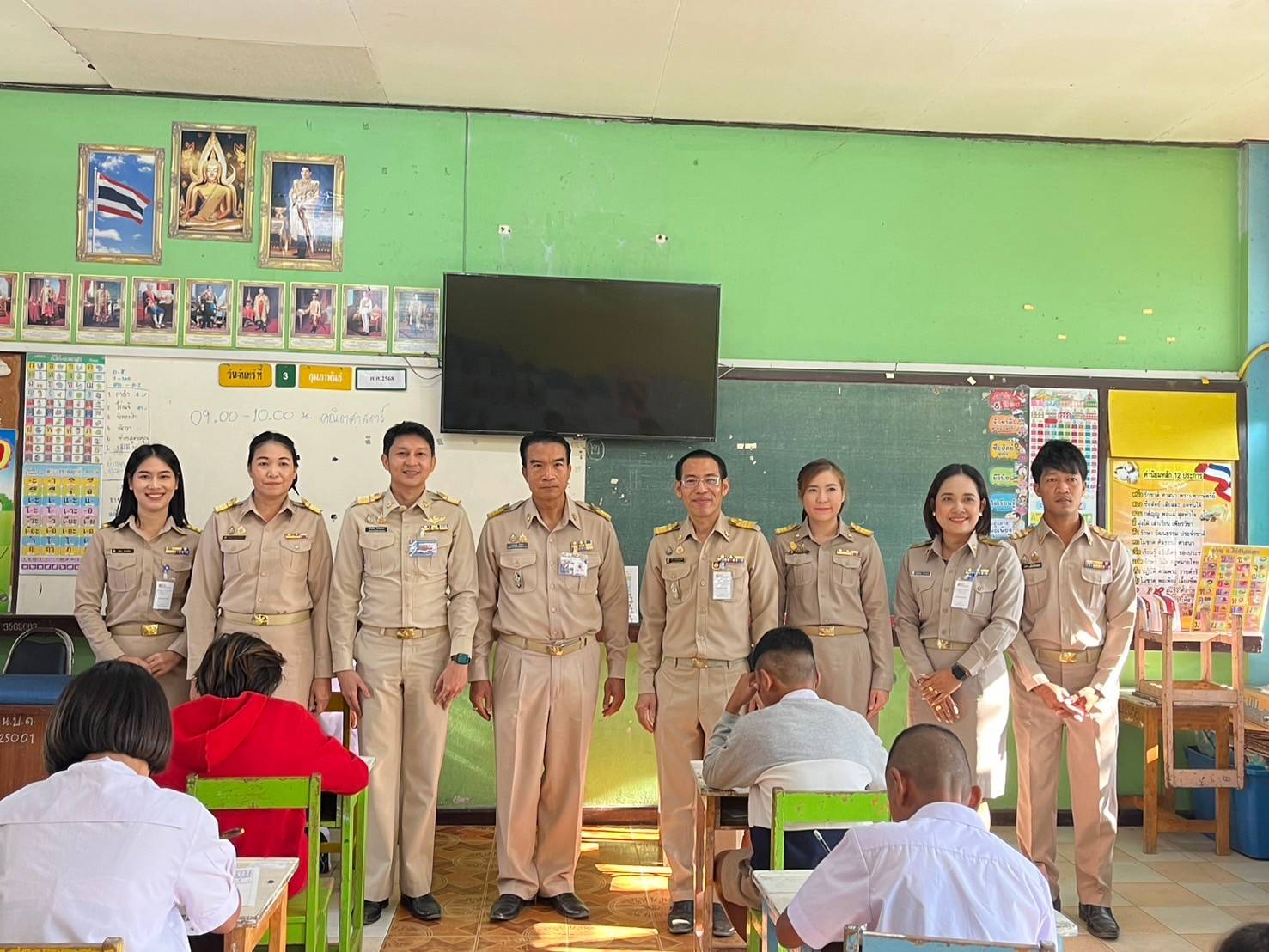 ลงพื้นที่เยี่ยมสนามสอบ 3.2.68.9