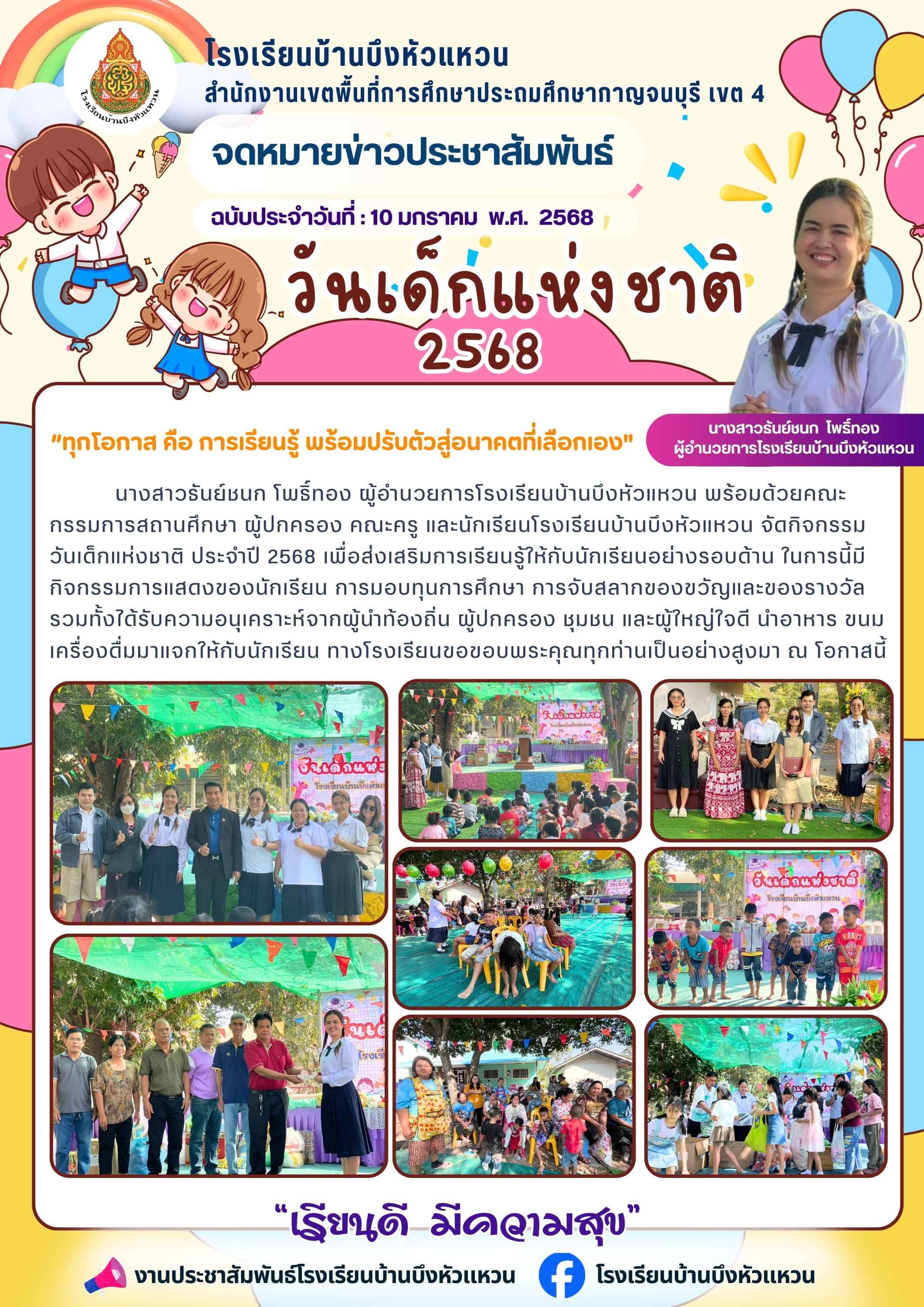 โรงเรียนบ้านบึงหัวแหวน วันเด็ก 10012568